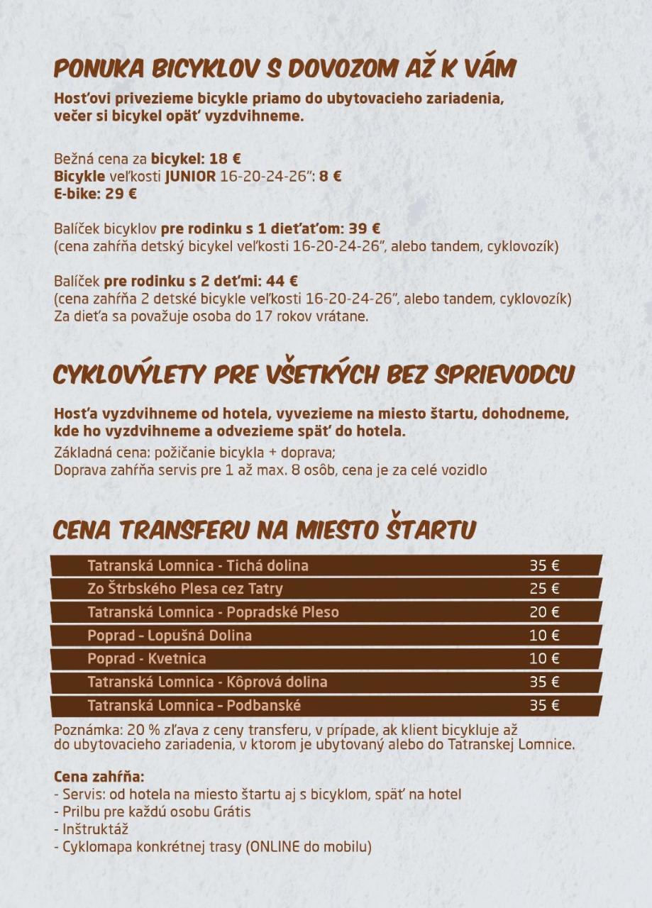 Apartman Hrebienok V Hrebienok Rezort Vysoké Tatry Buitenkant foto